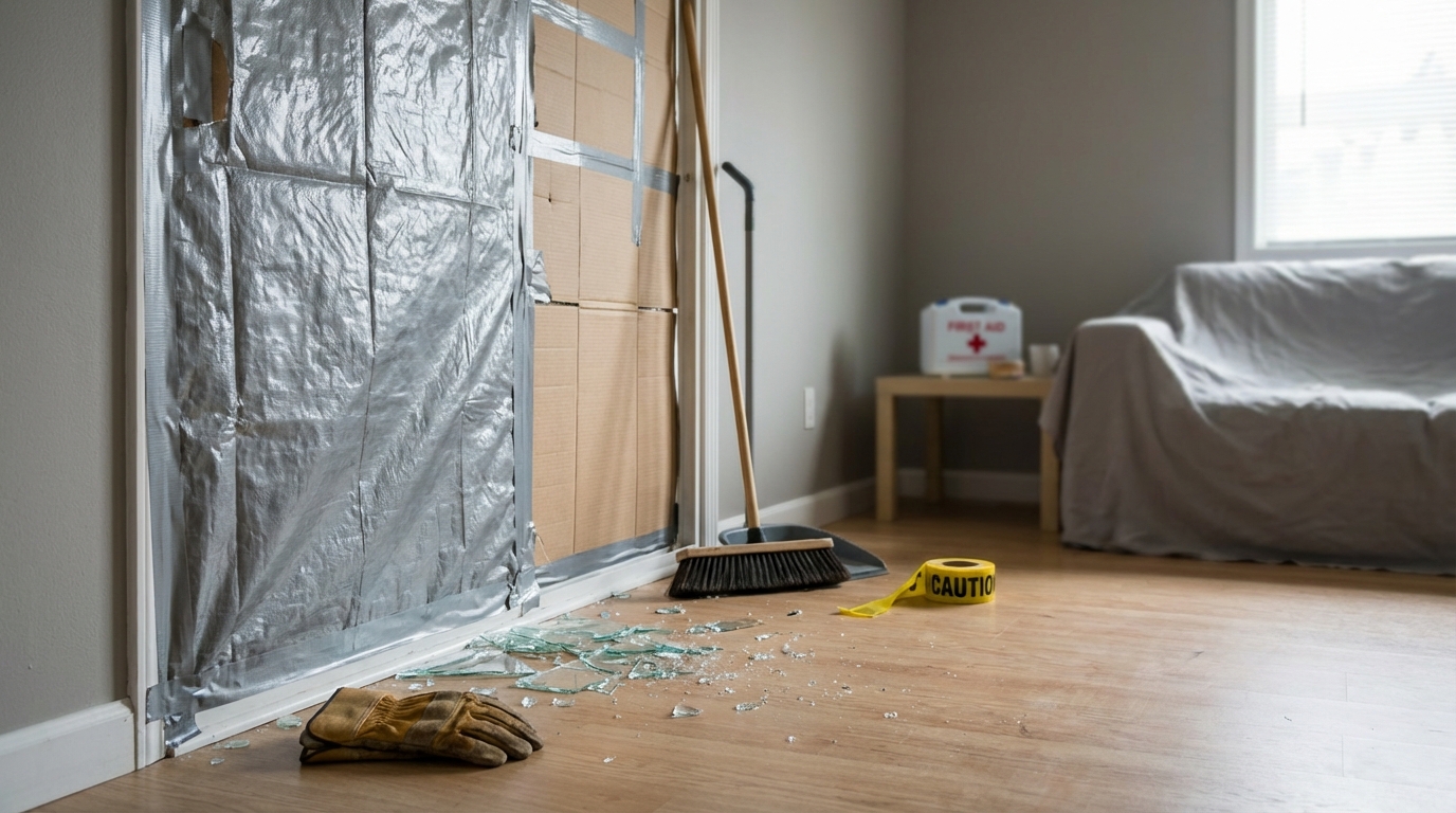 Image de couverture : Bris de glace en urgence : comment réagir rapidement et efficacement - Dépannage Urgence