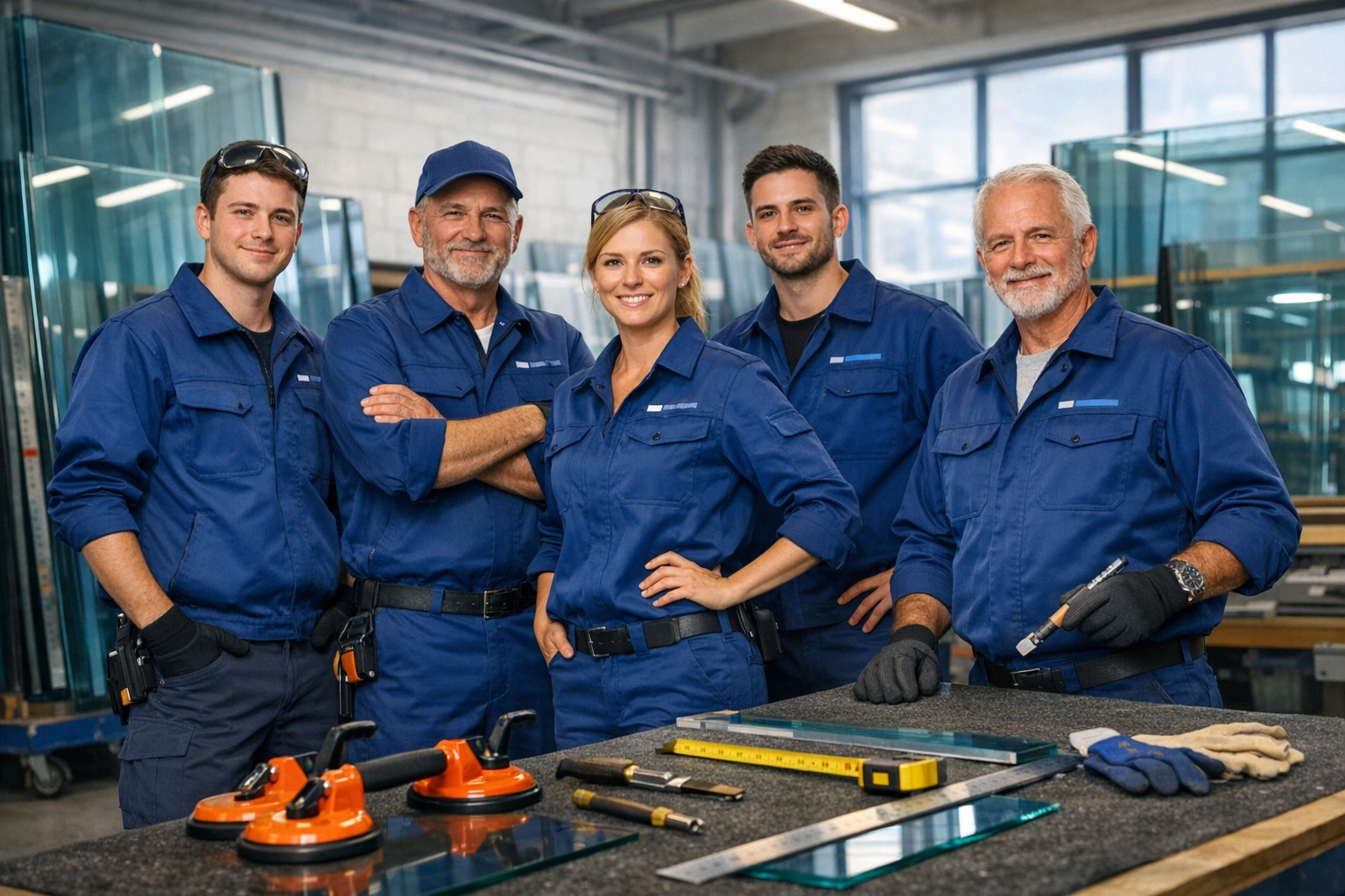 L'équipe Vitrier de Garde